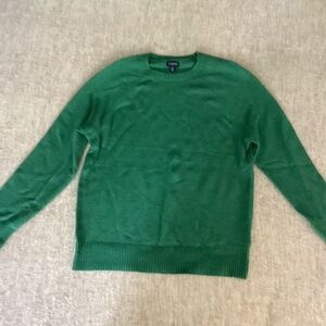 J Crew Green Sweater Medium
